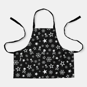 Skullen en Snowflakes Schort