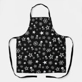 Skullen en Snowflakes Schort (Voorkant)