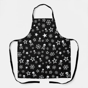 Skullen en Snowflakes Schort
