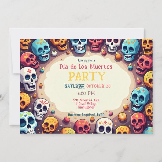 💀 Skullfetti Bash Kaart (Voorkant)