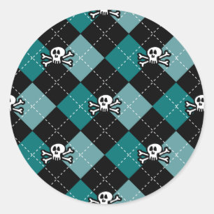 Skullgyle Ronde Sticker