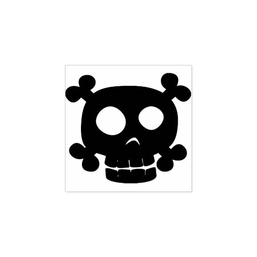 Skullie Stamper Halloween Rubberstempel (Afrduk)