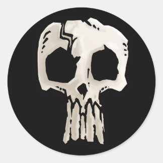 Skullie-Sticker Ronde Sticker