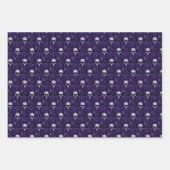 Skulls and Flowers Gothic Inpakpapier Vel (Voorkant 2)