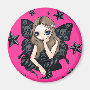 "Skulls and Stars" Magnet Magneet