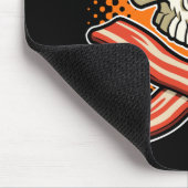 Skulls & Bacon Logo Mousepad Muismat (Hoek)