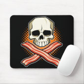 Skulls & Bacon Logo Mousepad Muismat (Met muis)