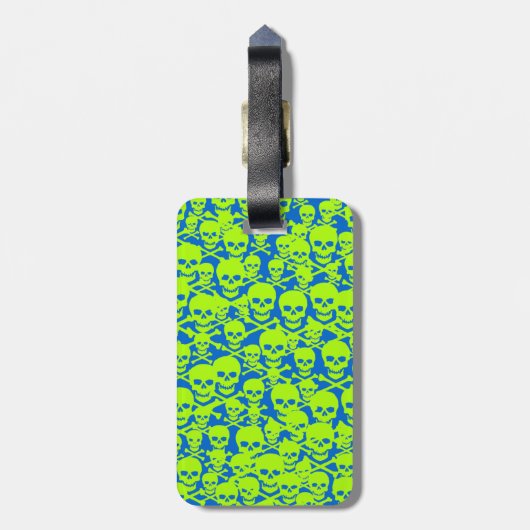 Skulls Bagagelabel (Achterkant verticaal)