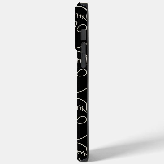 Skulls - Bat Black en Bone White Case-Mate iPhone Case (Achterkant / Links)
