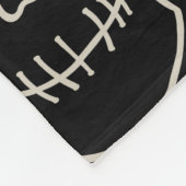 Skulls - Bat Black en Bone White Fleece Deken (Hoek)