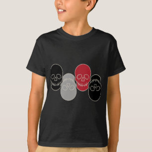 Skulls - Bat Black en Bone White T-shirt