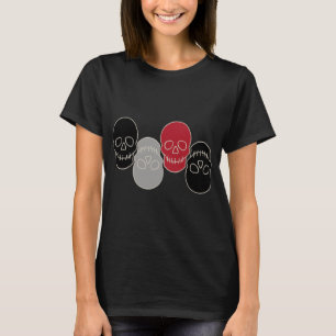 Skulls - Bat Black en Bone White T-Shirt