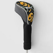Skulls & Botten Custom Halloween Golf Club Hoesje Golfheadcover (Schuin)