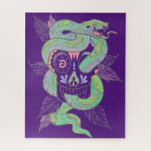 Skulls Colour Pencil IT8 Kleurpuzzel