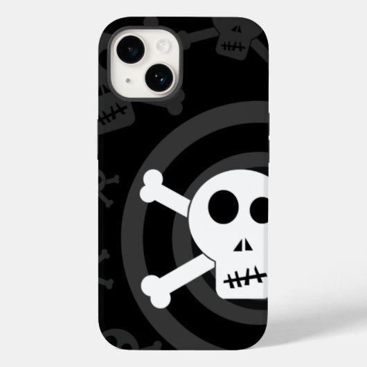 =[ Skulls & Crossbones ]= Case-Mate iPhone Case (Achterkant)