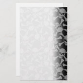 Skulls Crossbones Gothic Rock Pirate Briefpapier (Voorkant / Achterkant)