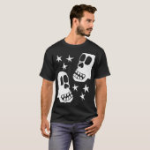 Skulls Dia de Los Muertos Halloween T-shirt (Voorkant volledig)