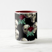 Skulls en Flowers Mok (Midden)