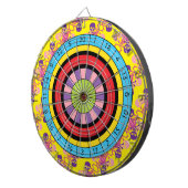 Skulls en kruisgraten dartbord (Voorkant Rechts)