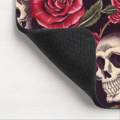 Skulls en Rozen Muismat (Hoek)