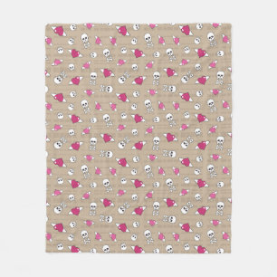 Skulls Fleece Deken