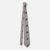 Skulls - Ghost Grey en Bone White Stropdas (Achterkant)