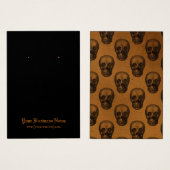 Skulls Gothic Halloween-verkenningskaart Visitekaartje (Voorkant /achterkant)