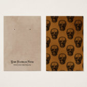 Skulls Gothic Halloween-verkenningskaart Visitekaartje (Voorkant /achterkant)
