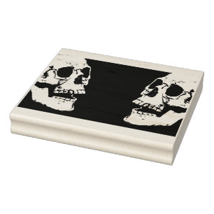 Skulls - Halloween card making Rubberstempel