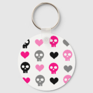Skulls & Hearts Sleutelhanger