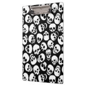 Skulls in Black Background Pattern Klembord (Links)