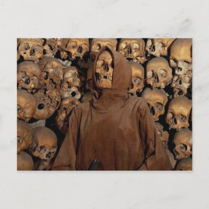 Skulls in een Capuchin Ossuary Briefkaart