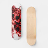 Skulls in Rozen Skateboard (Voorkant)