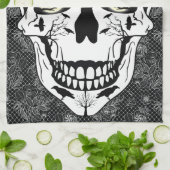 Skulls Kitchen Towels Raven Designed Home Decor Theedoek (Gevouwen)