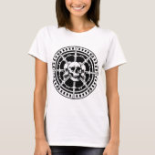 Skulls met zwaarden t-shirt (Voorkant)