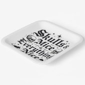 Skulls & Mice & Everything Mooi Papieren Bordje (Gebogen)