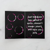 Skulls Missing You Jerk Wenskaart Kaart (Binnen)