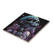 Skulls Monsters Horror Art Tegeltje (Zijkant)