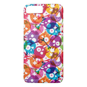 Skulls patroon 3 iPhone 8 plus / 7 plus hoesje