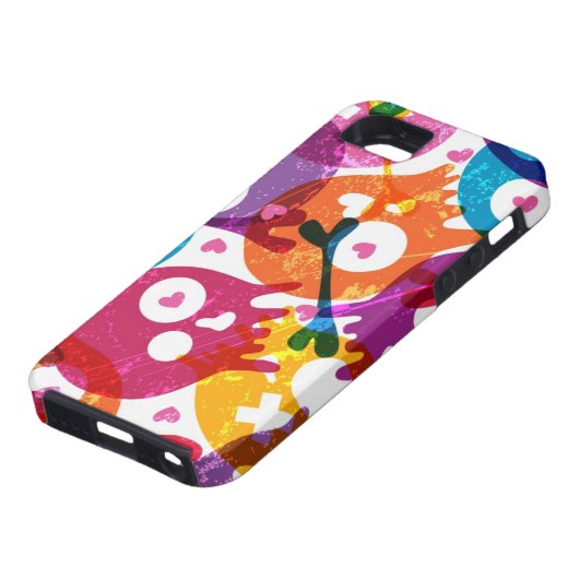 Skulls-patroon Case-Mate iPhone Case (Onderkant)