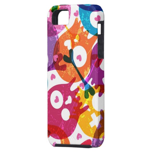 Skulls-patroon Case-Mate iPhone Case (Achterkant Links)