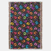 Skulls-patroon Deken (Voorkant Verticaal)