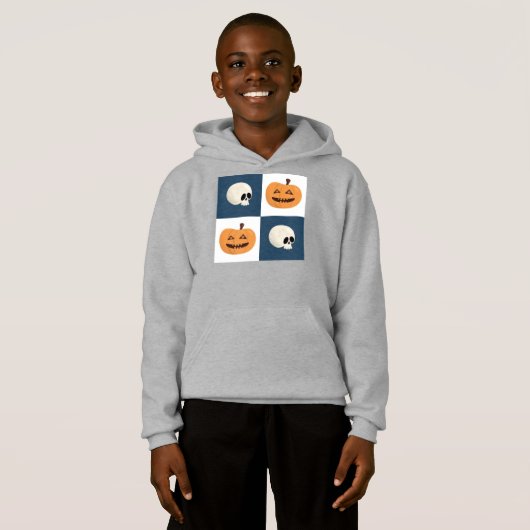 Skulls & Pumpkins Checks (Voorkant volledig)