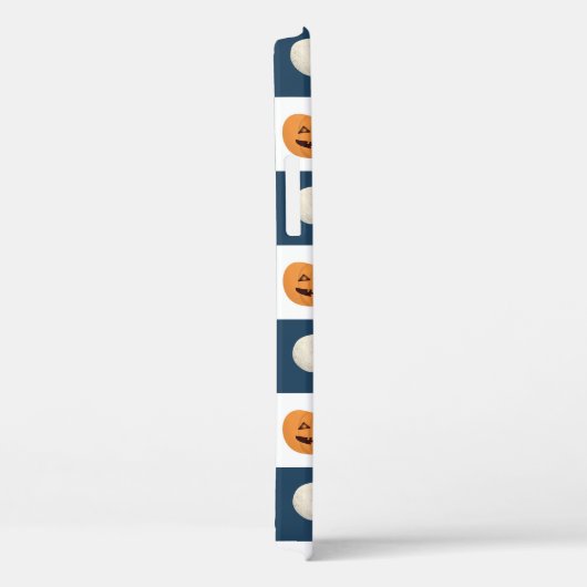 Skulls & Pumpkins Checks Case-Mate iPhone Case (Achterkant / Rechts)