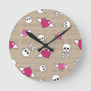 Skulls Ronde Klok