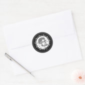 Skulls Ronde Sticker (Envelop)