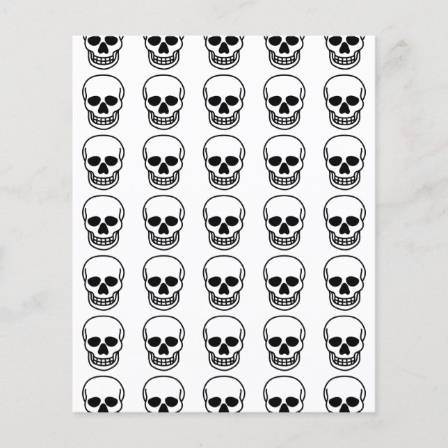 Skulls Scrapbook Paper (Voorkant)