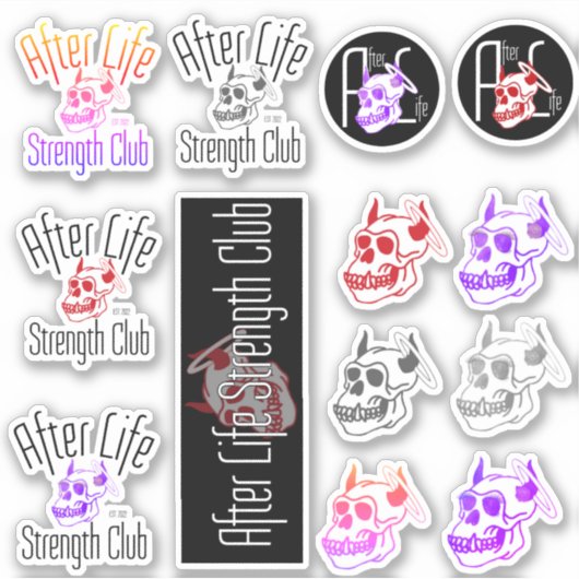 Skulls Skulls & More Skulls Stickers (Voorkant)