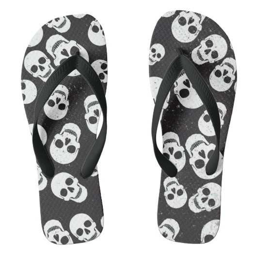 Skulls Teenslippers (Voetbed)
