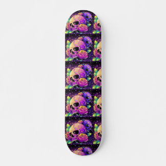 Skulls van de nacht skateboard